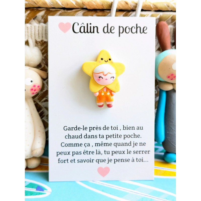 Carte Câlin de Poche - Nana soleil Carte Câlin de Poche - Nana soleil