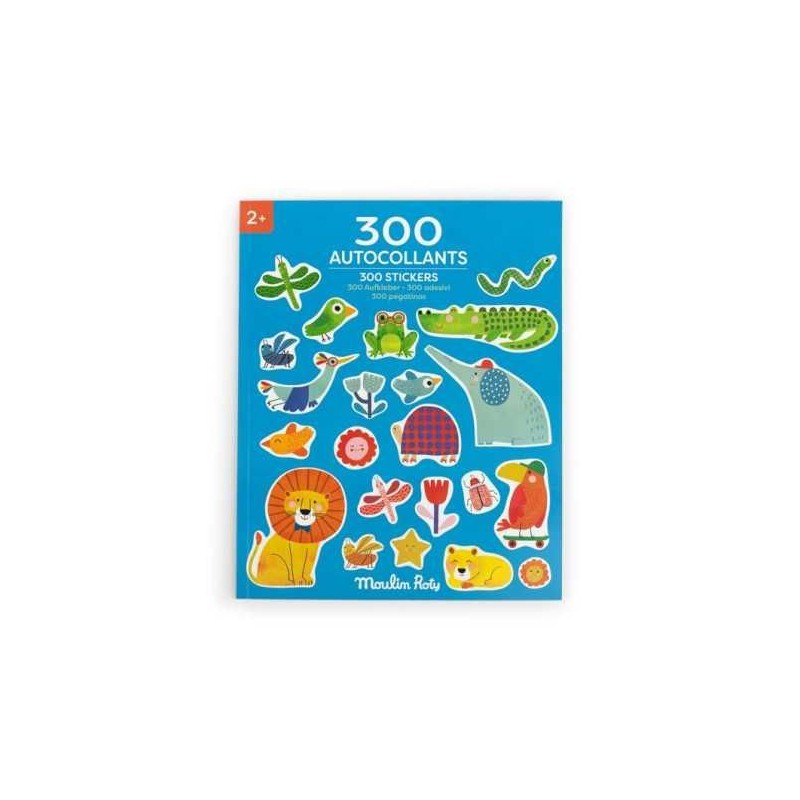 Cahier de 300 stickers - Les toupitis Cahier de 300 stickers - Les toupitis