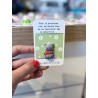 Carte Câlin de poche citation maternelle - Chat