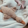 Peluche rechargeable bruits blancs - Liva l'oie marron