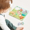 Puzzle tactile ferme 5 pièces