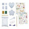 Kit créatif - 16 créations en moulage Jardin fleuri