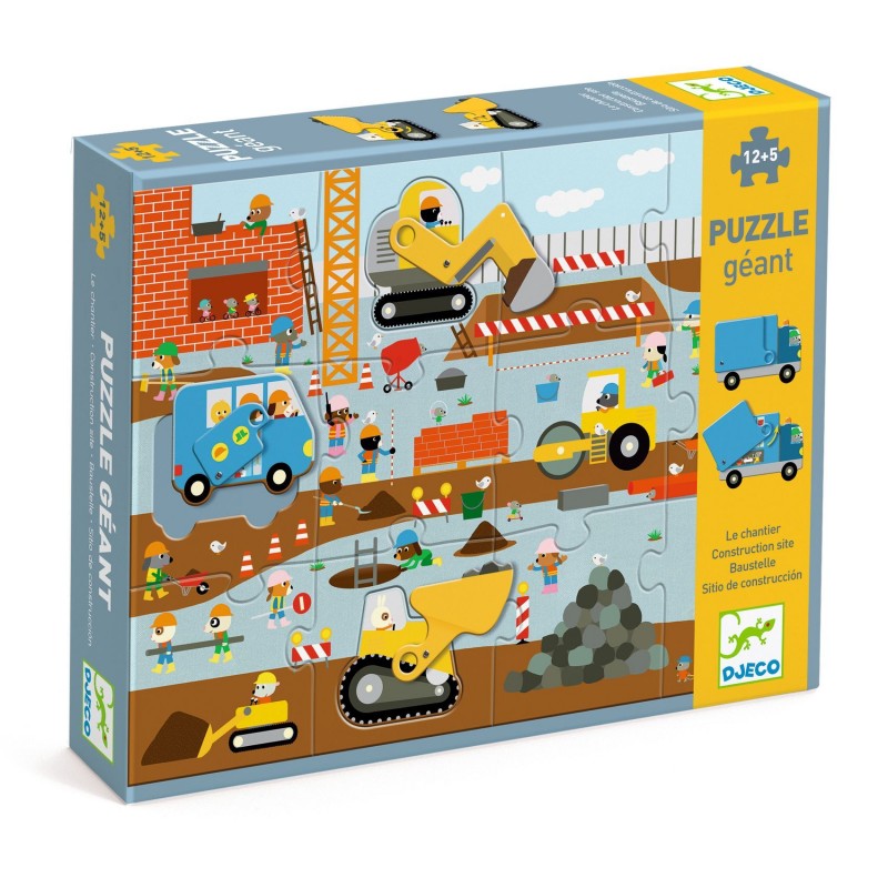 Puzzle géant Le chantier