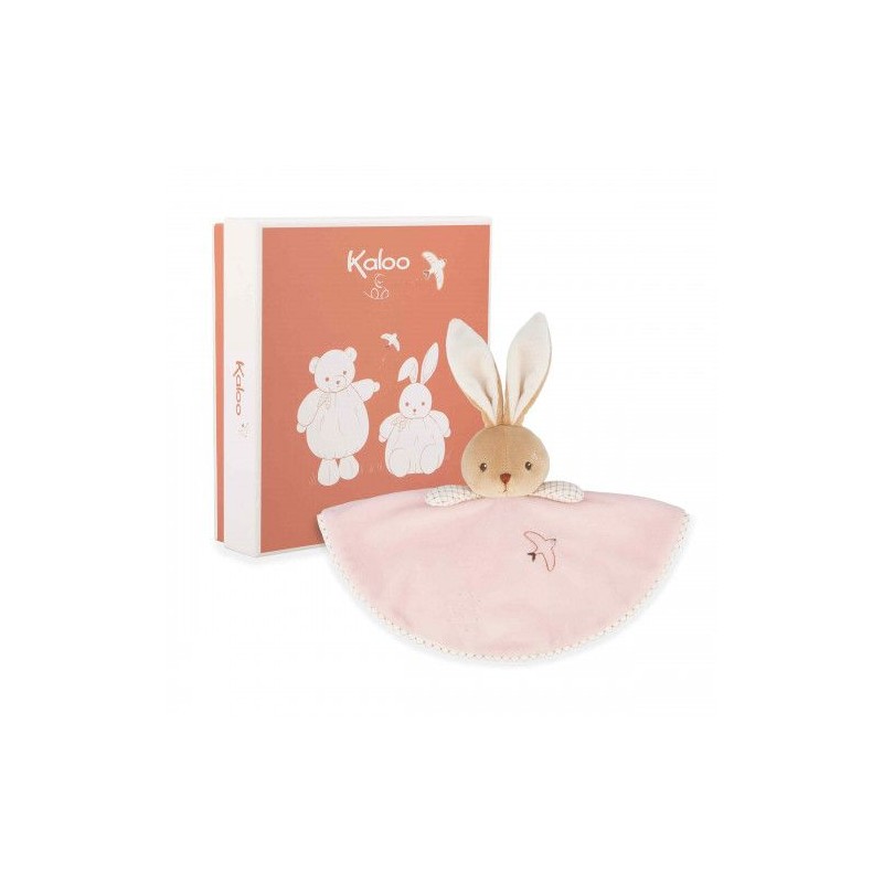 Doudou lapin rond - Rose Doudou lapin rond - Rose