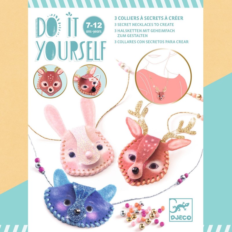 3 colliers à secrets à créer DIY