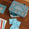 Boîte à bons points Robots et damier - Dans les airs