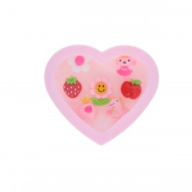 Boite coeur 7 bagues pour...