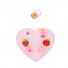 Boite coeur 7 bagues pour enfant