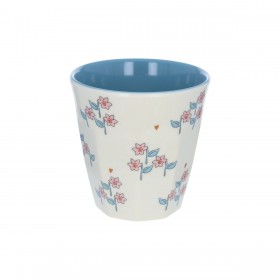 Verre fleuri Cueillette