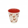Petit verre Poule rousse