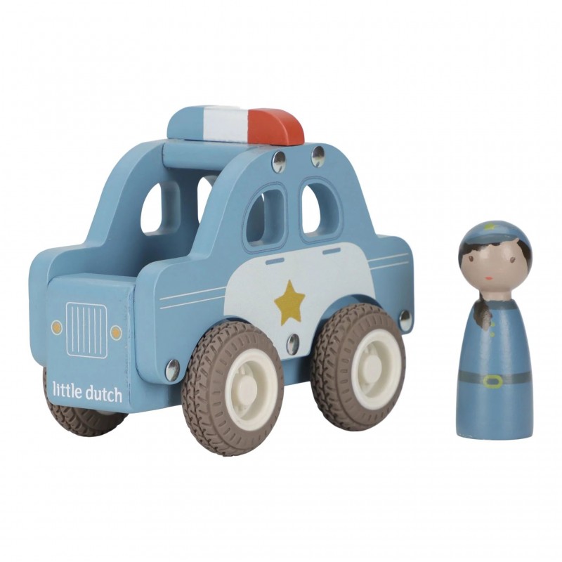 Voiture de police en bois Voiture de police en bois