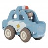 Voiture de police en bois