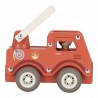 Camion de pompiers en bois