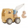 Camion grue en bois