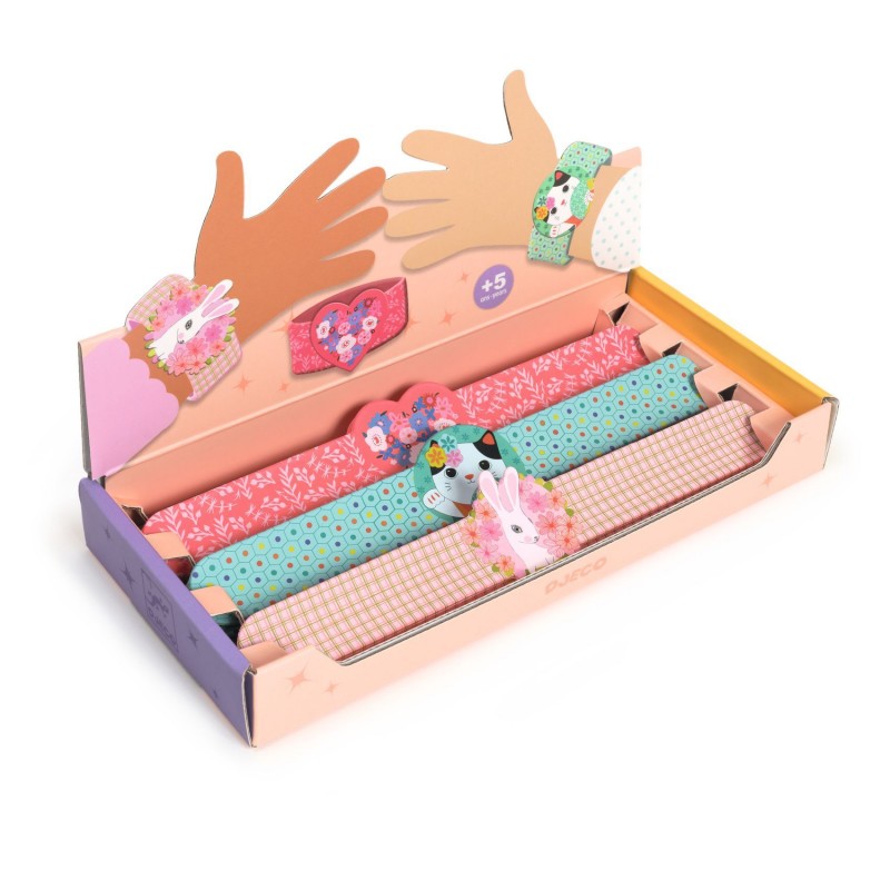 Bracelet enrouleur - Coeur, chat ou lapin