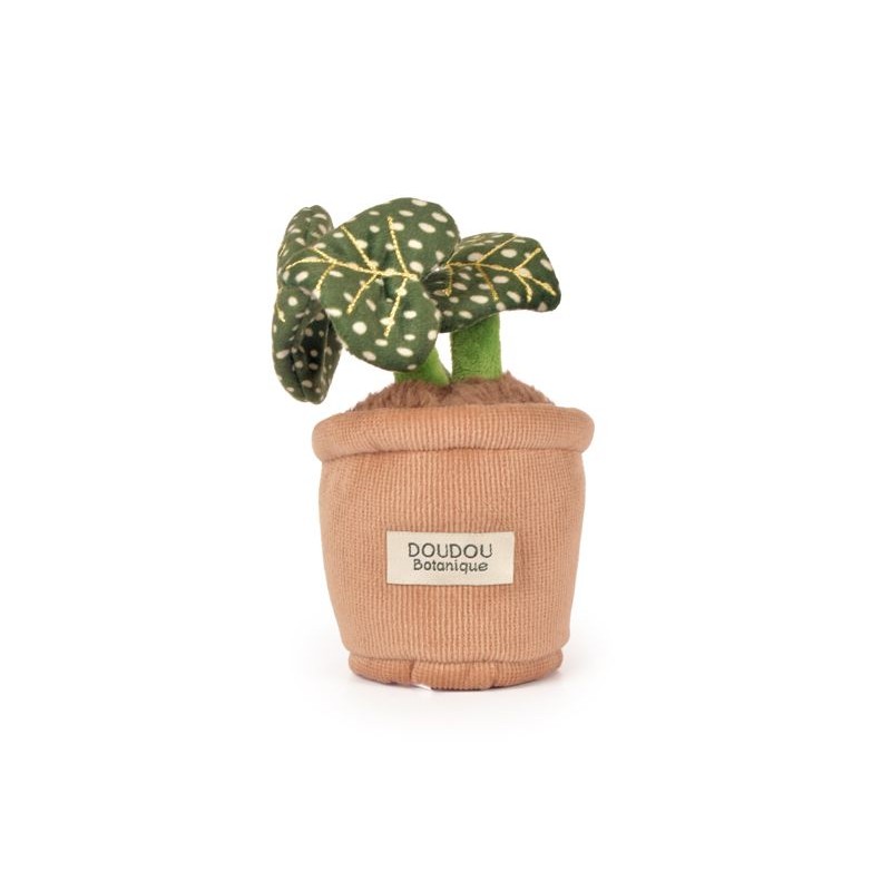 Doudou Botanique - Peluche plante Pois jaune Doudou Botanique - Peluche plante Pois jaune