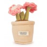 Doudou Botanique - Peluche fleur rose
