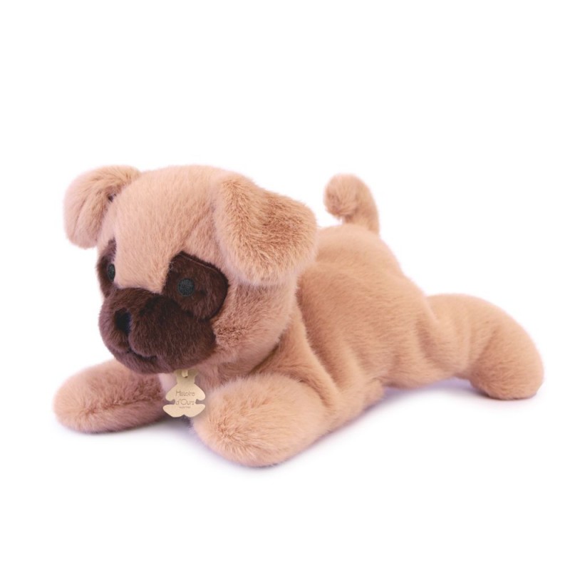 Peluche Les p'tits relax - Chien beige 22 cm Peluche Les p'tits relax - Chien beige 22 cm