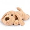 Peluche Les allongés strech - Chien beige 40 cm