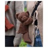 Sac doudou - Ours marron glacé