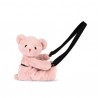 Sac doudou - Ours rose poudré