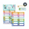 Etiquettes nominatives autocollantes
