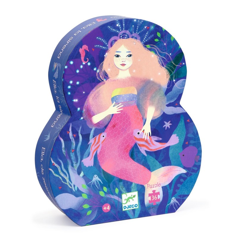 Puzzle silhouette - Ella, la sirène