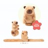 Bracelet en peluche snap it - Capybara