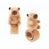 Bracelet en peluche snap it - Capybara