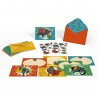 8 cartes d'invitations - super- héros