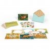8 cartes d'invitations - Animaux de la jungle