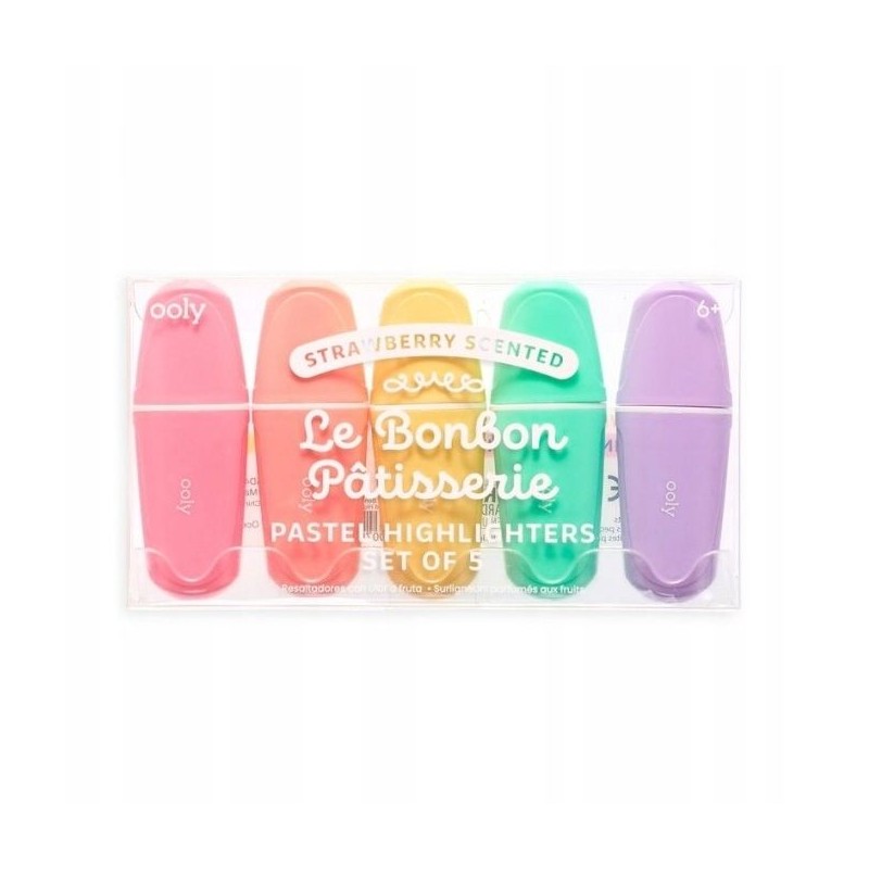 Surligneurs pastel - Le bonbon Pâtisserie