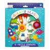 Set de 12 gommes puzzle - Galaxy blast