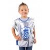 Tunique de croisé bleue, 5-9 ans