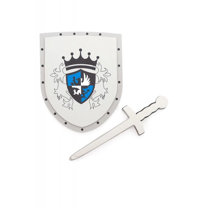 Ensemble d'accessoires - épée et bouclier bleus Ensemble d'accessoires - épée et bouclier bleus