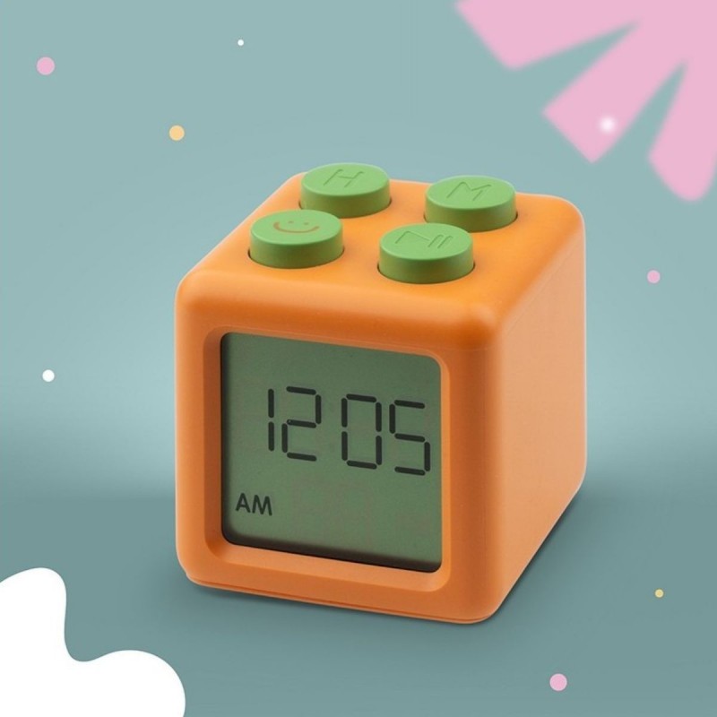 Réveil Cube - Orange Réveil Cube - Orange