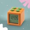 Réveil Cube - Orange
