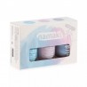 Coffret de 3 vernis Douceurs givrées - Bleu givré, Rose pâle, Argent bleuté