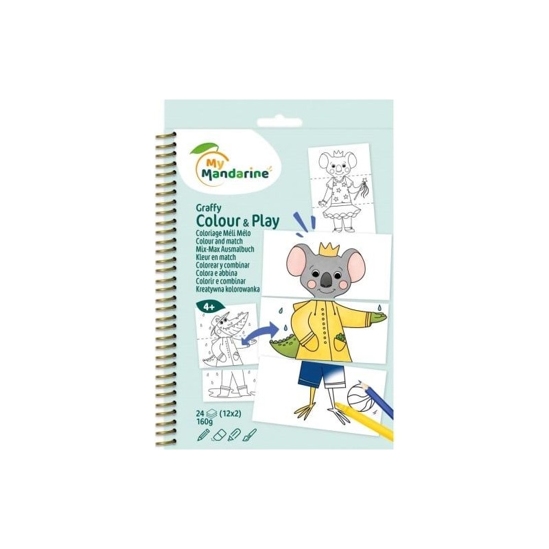 Graffy Colour & Play - Animaux habillés Graffy Colour & Play - Animaux habillés