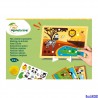Coffret pâte à modeler et gommettes - Animaux