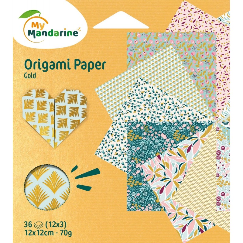 Origami - Papier doré Origami - Papier doré
