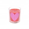 Bougie parfumée coeur - Merci
