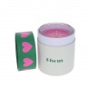 Bougie parfumée coeur - Bisous
