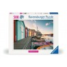Puzzle 500 pcs - Maisons flottantes à Smögen, Suède