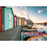 Puzzle 500 pcs - Maisons flottantes à Smögen, Suède