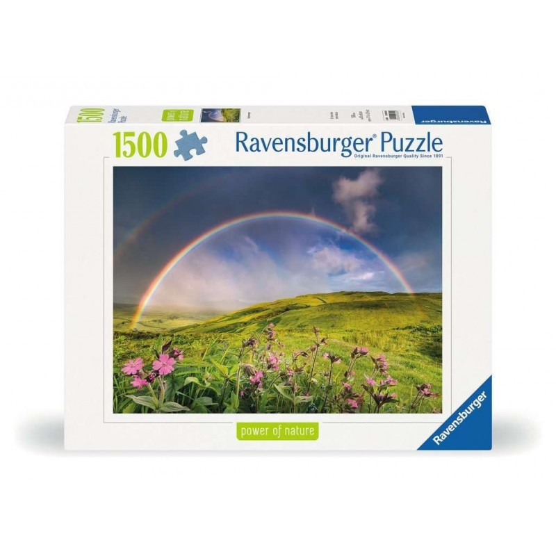 Puzzle 1500 pièces - Arc-en-ciel spectaculaire Puzzle 1500 pièces - Arc-en-ciel spectaculaire