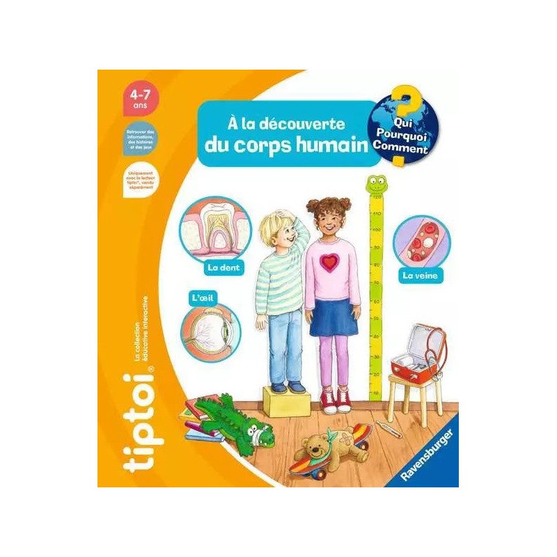 Tiptoi - A la découverte du corps humain Tiptoi - A la découverte du corps humain