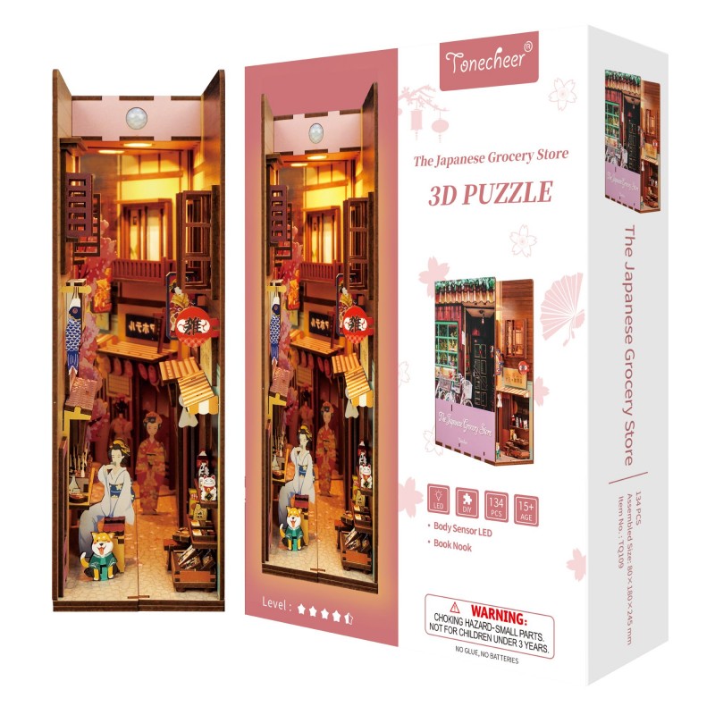 Booknook - Puzzle 3D - The Japanese grocery store Booknook - Puzzle 3D - The Japanese grocery store