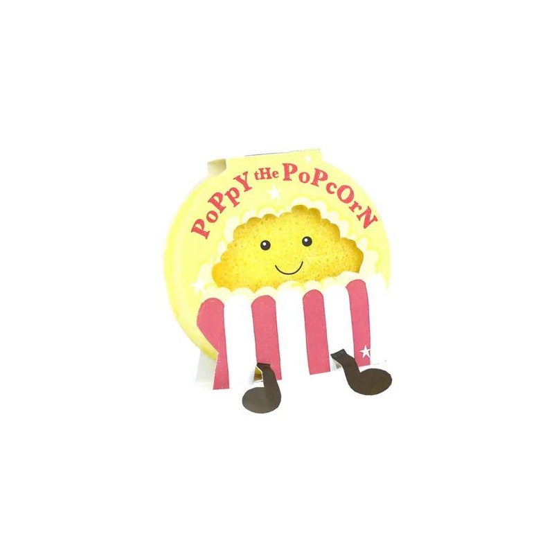 Éponge-savon exfoliante corps - Poppy the popcorn Éponge-savon exfoliante corps - Poppy the popcorn