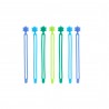 Set de 7 attaches en silicone pour repas - Bleu/vert